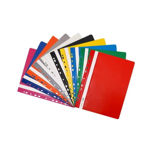 Skoroszyt A4 PVC twardy zawieszany SH-01 mix (10 sztuk) BIURFOL