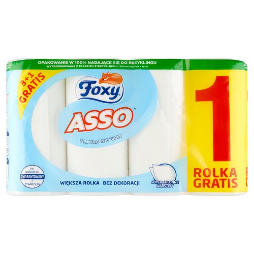RĘCZNIK /3+1SZT/ ASSO FOXY 2-WARSTOWY