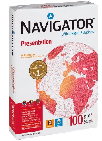 Papier ksero A4  100g 500 ark. Navigator Presentation 82437A10