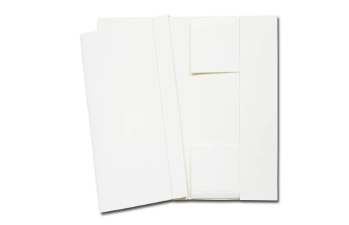 Teczka z gumką A4 biała LUX 250g 0404000 Barbara