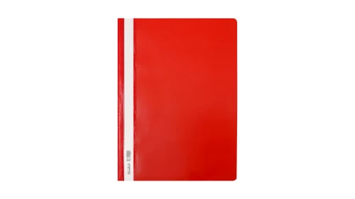 Skoroszyt A4 PVC twardy ST-01-01 czerwony BIURFOL