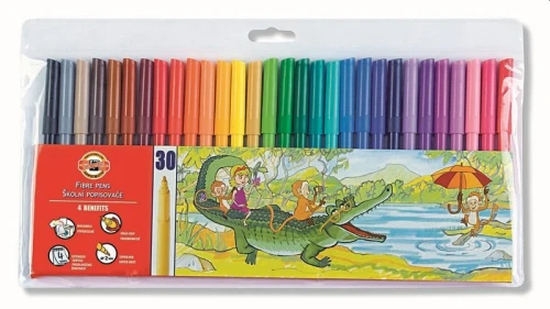 FLAMASTRY KOH-I-NOOR 30KOL.771002CJ 7305/3 ZMYWALNE