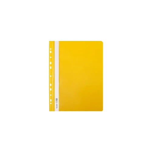 Skoroszyt A4 PVC twardy zawieszany ST-02-04 żółty BIURFOL