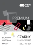 Blok techniczny czarny A3 10k 220g PREMIUM 3722 3040-9 HAPPY COLOR