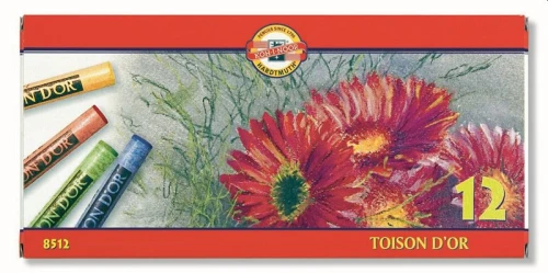 KREDKI PASTELE SUCHE 8512/12 KOLORÓW KOH-I-NOOR
