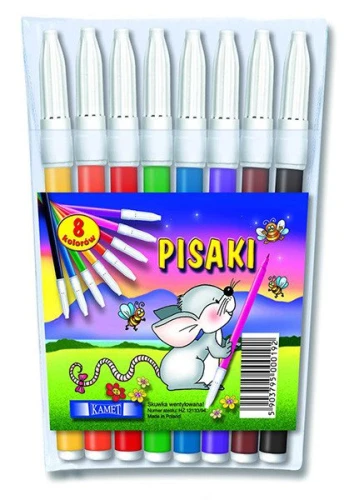 Flamastry KAMET 8 kolorów