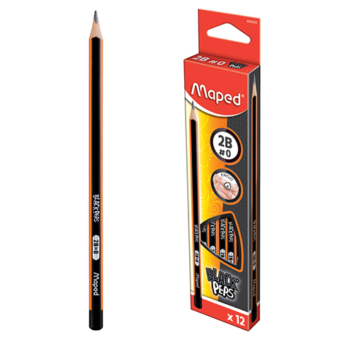 OŁÓWEK   2B BLACKPEPS 850022 MAPED