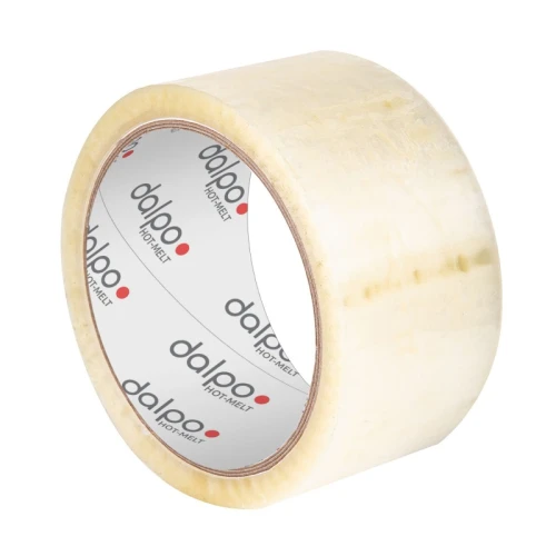 Taśma pakowa przezroczysta hot-melt 48mm x 100yd TPU-061T/D2 DALPO (kauczuk syntetyczny)