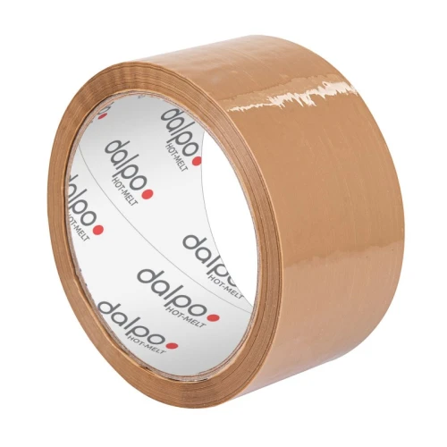 Taśma pakowa brązowa hot-melt 48mm x 100yd TPU-061H/D2 DALPO (kauczuk syntetyczny)