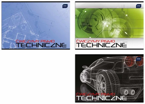 Blok Ćwiczymy Pismo Techniczne A4 6 17 INTERDRUK