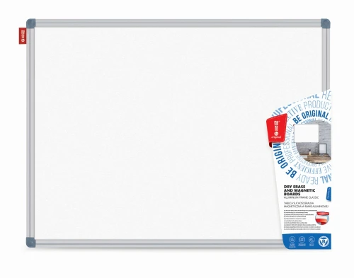 Tablica suchościeralna magnetyczna 120x 90cm MTM120090.02.02.03 MemoBe aluminiowa Classic