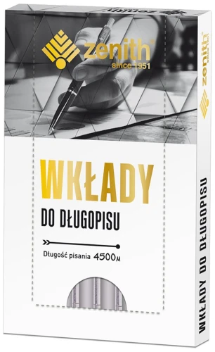 Wkład wielkopojemny metalowy Zenith4 niebieski 11042002