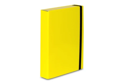 TECZKA Z GUMKĄ A4/50 341/28 ŻÓŁTA VAUPE BOX CARIBIC