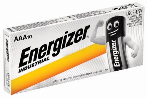 BATERIA AAA LR03 1.5V 10 szt. ENERGIZER ALKALICZNE INDUSTRIAL