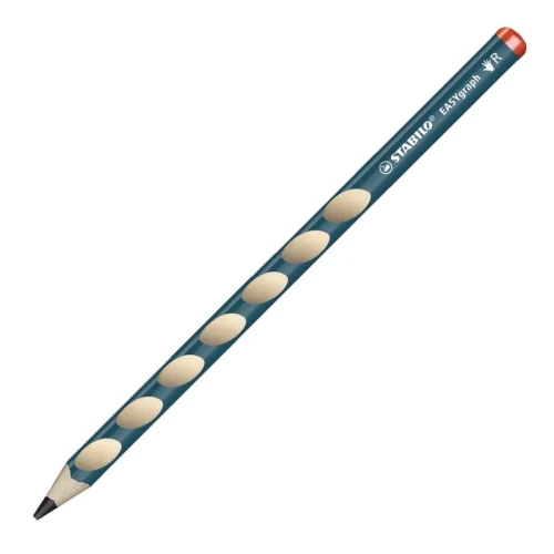 OŁÓWEK EASYGRAPH 322/2B R DLA PRAWORĘCZNYCH PETROL STABILO (do nauki pisania)