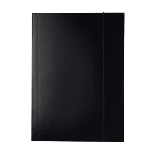 Teczka z gumką A4 400g/m2 13439 czarna Esselte