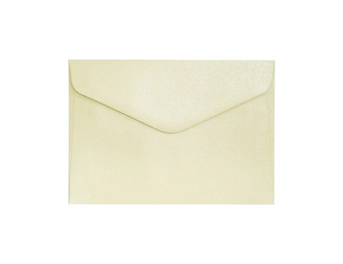Koperty ozdobne C6 10 szt. Pearl kremowy K. 150g 280241 Galeria Papieru