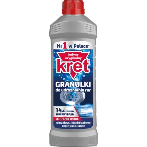 Kret granulki do udrożniania rur 800g