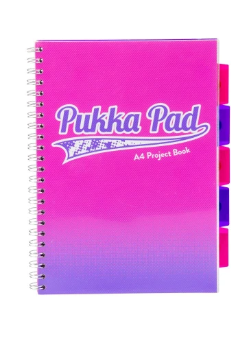 KOŁOZESZYT PP A4 # 100K 80G 8408-FUS Project Book FUSION różowy PUKKA PAD
