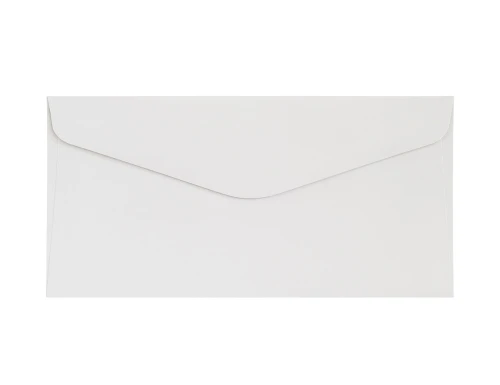 Koperty ozdobne DL 10 szt. Gładki biały K. 150g 280191 Galeria Papieru