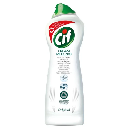 Mleczko do czyszczenia Cif original 780g białe