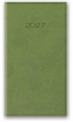 KALENDARZ NOTESOWY 80X150 11T-12-V JASNOZIELONY LUCRUM