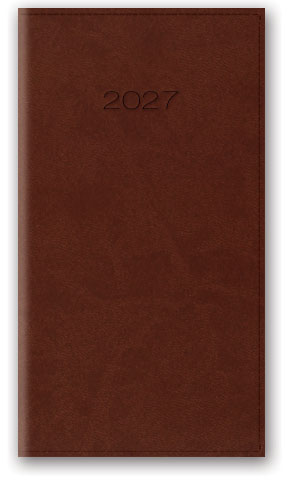 KALENDARZ NOTESOWY 80X150 11T-01-V BRĄZ LUCRUM