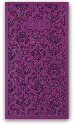 KALENDARZ NOTESOWY 80X150 11TR-16-V Relief FIOLET LUCRUM