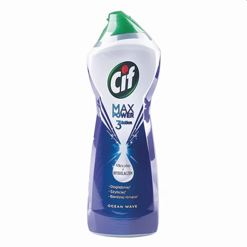 Mleczko do czyszczenia CIF Max Power Ocean z wybielaczem 1001g