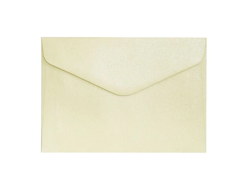 Koperty ozdobne B6 10 szt. Pearl kremowy K. 150g 280841 Galeria Papieru