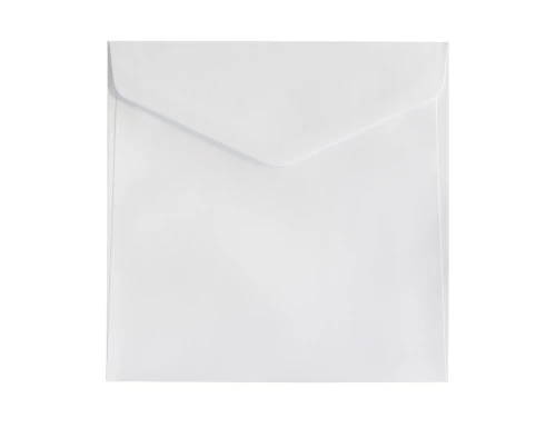 Koperty ozdobne kwadrat 160x160 10 szt. Gładki biały K. 150g 280391 Galeria Papieru