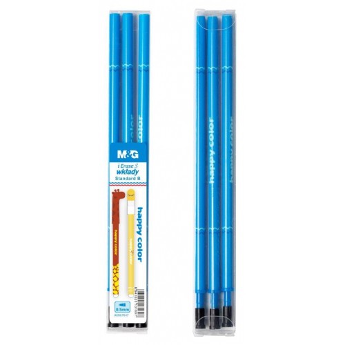 WKŁAD DO DŁUGOPISU ŚCIERALNYCH IERASE /3/ NIEBIESKI AKR67K35-3 STANDARD A HAPPY COLOR
do długopisów (Buźki, Pieski, Uszaki, Afrykanki, Games, Me&City, Rybki)