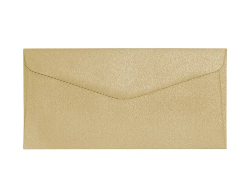 Koperty ozdobne DL 10 szt. Pearl złoty K. 150g 280188 Galeria Papieru