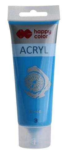 FARBA AKRYLOWA 75ML 7370 0075-3  NIEBIESKA HAPPY COLOR
