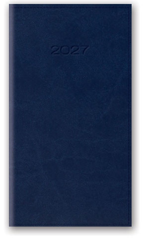 KALENDARZ NOTESOWY 80X150 11T-04-V NIEBIESKI LUCRUM