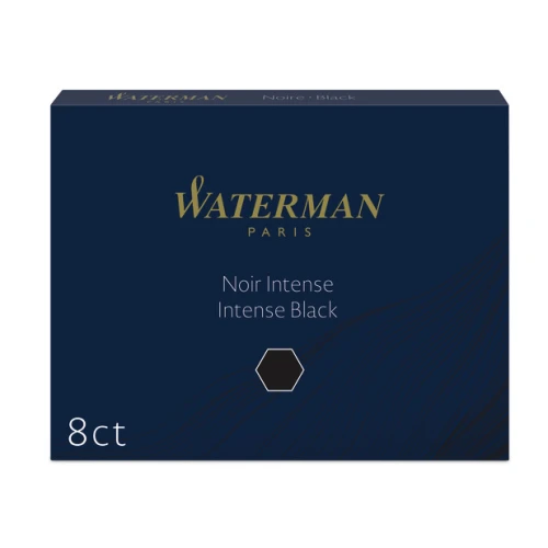 Waterman naboje do pióra wiecznego czarne (8) S0110850