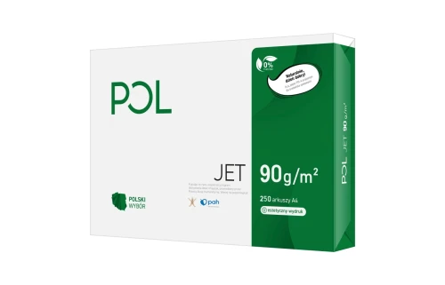 Papier ksero A4   90g A POLjet 250 ark.  Kwidzyń