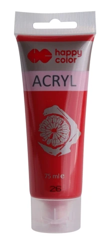 FARBA AKRYLOWA 75ML 7370 0075-26 CIEMNOCZERWONA HAPPY COLOR
