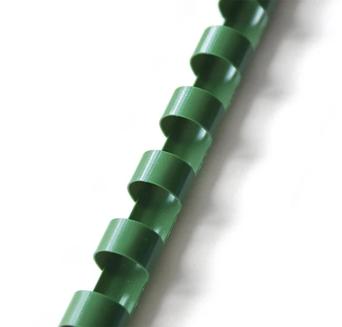 Grzbiety do bindowania  6mm zielone 100 szt. 405065 (do 25 kartek) Argo