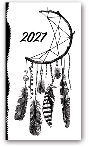 KALENDARZ NOTESOWY 80X150 11TS-07 SOFT KSIĘŻYC LUCRUM