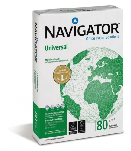 Papier ksero  A4 A 80g Navigator Universal 500 ark.