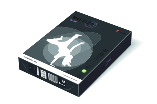 Papier ksero MAESTRO color A4 80g czarny 941-B100A80S Intensywny