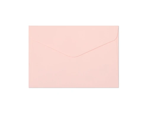 Koperty ozdobne C6 10 szt. Gładki różowy satynowany K. 130g 280226 Galeria Papieru