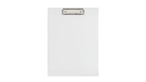 Klip deska A4 PVC KH-01-10 biała BIURFOL