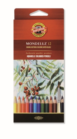Kredki akwarele 12 kolorów 3716 MONDELUZ KOH-I-NOOR