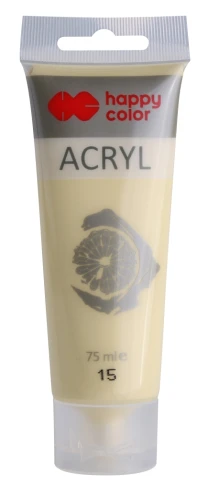 FARBA AKRYLOWA 75ML 7370 0075-15 J.ŻÓŁTY LIMONKOWY HAPPY COLOR