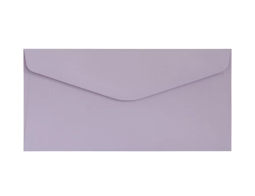 Koperty ozdobne DL 10 szt. Gładki lawendowy satynowany K. 130g 280134 Galeria Papieru