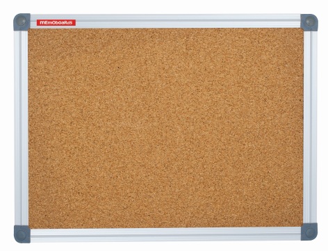 Tablica korkowa 120x 90cm ALU TC129ALC MEMOBOARDS