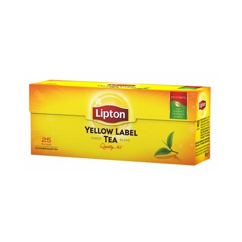 HERBATA LIPTON EKSPRESOWA CZARNA 25 torebek YELLOW LABEL