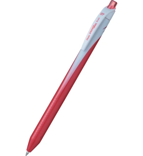 DŁUGOPIS ŻELOWY AUT. PENTEL BL437-B CZERWONY ENERGEL